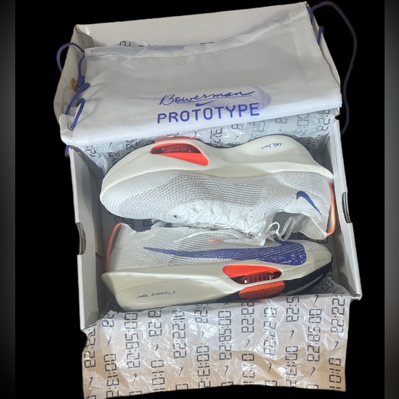 Nike ALPHAFLY NEXT%3 PROTO WHITE/BLUE Unisex M/10.5 W/12 EUC 1X - Picture 9 of 16